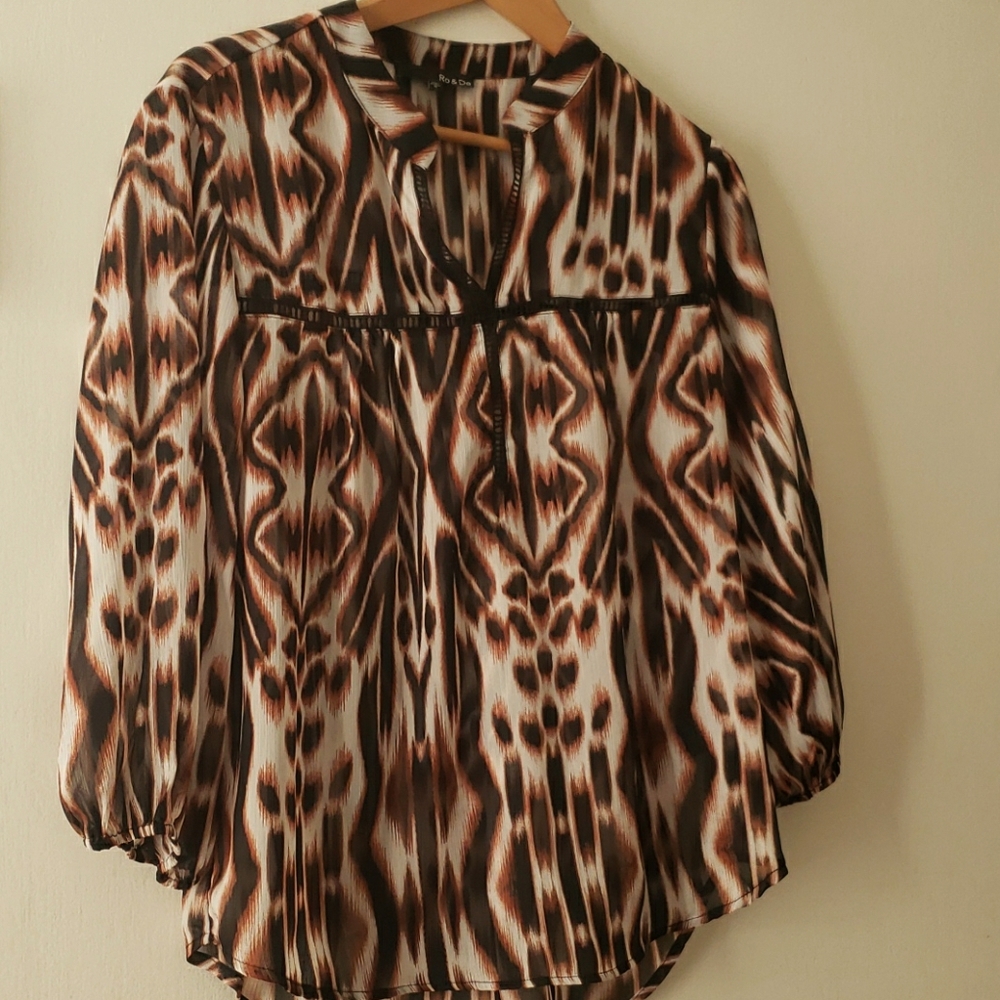 Ro & De Women's Blouse Size Medium